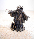 The Wizard Of Winter Myth And Magic Pewter Figurine Crystal Ball Roger Gibbons