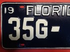 1946 Florida Pickup License Plate License Plate  In Repainted Condition  Low   