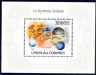 Mnh Comoro Islands   2010 Issue   Solar System  Planets    Mnh   T14-5
