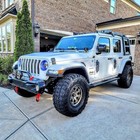 Vijay For 2018-2024 Wrangler Jl Roof Rack Luggage Carrier W lights ladder