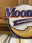 Moon Pie Sign Marshmallow Sandwich Metal Garage Bar Pub Wall Decor