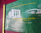 Vintage Old National Bank Of Centralia  Deposit Cash  Money Bag  Zipper Illinois