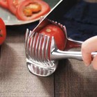 Stainless Steel Handheld Orange Lemon Tomato Slicer Kitchen Cutter Tools Gadgets