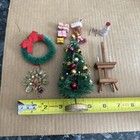 Vintage Dollhouse Miniature Christmas Decorations Scale 1 12