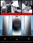 3 Pack Matte Privacy Screen Protectors For Iphone 17 Pro Max Tempered Glass Anti