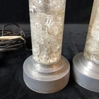 Wwii Trench Art Theater Made Pair Of Table Lamps 