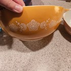 Vintage Pyrex Butterfly Gold Nesting Cinderella Mixing Bowls Set