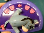 Vtg Disney Winnie The Pooh Eeyore Purple Digital Alarm Clock-tested Works 