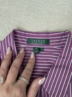Lauren Ralph Lauren 3x Big   Tall Classic Fit Cotton Striped Dress Shirt