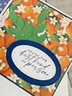 Stampin  Up  Card Kit - Citrus Blooms - All Inclusive Set Of 4 Cards