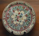Vintage Daher Decorative Tin Tray Plate Made In Holland Floral Design 10   