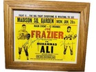 Ali-frazier 2 Autographed  Fight Poster 8 X 10  rare 