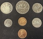 1972 Royal Canadian Mint Uncirculated Coin Set Canada Voyageur Dollar
