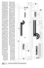 K4 Ho Scale Decals Conrail Diesel Locomotive White
