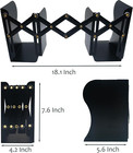 Metal Bookends  Book Ends For Heavy Books  Adjustable Book Holder For Shelves  B