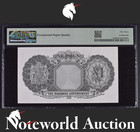 Bahamas 1 Pound 1936  nd 1963  P 15d Au Pmg 53 Epq