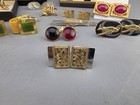 Lot Of Vintage To Antique Cufflinks  Hickok  Silver  Gold