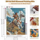 Native American Man Diamond Art Kits For Adults  Native American Diamond Paint  