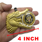 El3-24 President Donald Trump 47 Alligator Alcatraz Maga Challenge Coin Gator