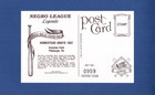  64 1937 Homestead Grays Team   Negro League Sepia Postcard   1992 Retort
