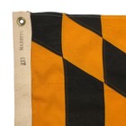 Vintage Sewn Cotton Maryland State Flag Cloth American Old Textile Art Usa