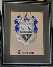 Coat Of Arms Family Crest Heraldry Surnames Thompson 18x14 Dum Spiro Spero 