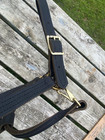 Amish Made Black Leather Draft Horse Size Halter