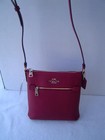 New Authentic Coach 1941 Red Cross Grain Leather Mini Rowan File Crossbody ce871