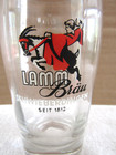 Lamm-brau Seit 1812 Germany Sided Goat Rider Beer Glass  5 1 2  10 Ozs 