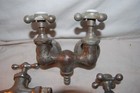 Antique Plumbing Faucets Tub And Sink 4 Pieces