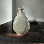 Goryeo Celadon Joseon Dynasty Korean Antique Vase Jar Pottery 7 3in
