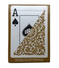 Copag Elite 100  Plastic Single Deck Poker Size Jumbo Index Gold