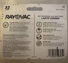 Rayovac Duracell Power Zinc Air Size 13 Hearing Aid Batteries 32pack Nib Exp5 26
