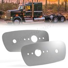 Pair Cab Light Bracket Plate For Kenworth T660 W900 Watermelon Light Toggle Hole