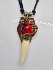 Talisman Colmillo Buho Original Dinero Suerte Proteccion Oracion Incienso Inclu