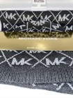  98 Nwt Michael Kors Gray Silver 2 Piece Scarf   Hat Set