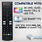 New Original Lg Akb30085202 Tv Remote Control W netflix Disney  Prime Video