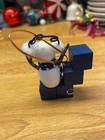 Vintage 3d Wood Snowman Snow Christmas Ornament 2 1 4 