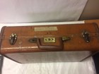 Vintage Samsonite Case Brown Tan Distressed Luggage Travel 21 X 15 X 6