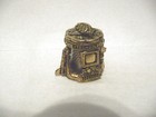 Thimble Gold-plated Pewter Carousel Nicholas Gish   Signed  millennium       