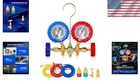 Hvac Essential  Complete Ac Manifold Gauge Set For R134a r12 r22 Refrigerants