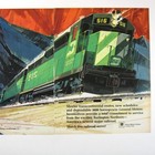 Print Ad Burlington Northern Railroad Gm Locomotives 1970 Vintage Ad 2 Page