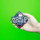 2019 Mlb World Series Emboss Tech Jersey Patch Washington Nationals Houston Astr