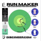 Discineer Run Maker Mini Marker - Disc Golf Accessory 