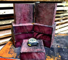 Beautiful Exotic Kd Purpleheart Platter Blanks Wood Turning Lumber 6  X 6  X 2 