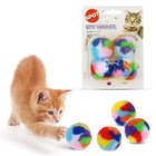 Kitty Yarn Puffs Cat Toy -woolen Yarn Balls Cat Toys With Catnip For Cats And   