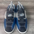 Linds Monarch Bowling Shoes Men Size 9-10 Leather Hook And Loop Sports