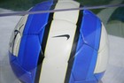      Rod Stewart Signed Nike Soccer Ball With Display Case      150