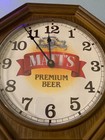 Vintage Matt s Premium Beer Wall Clock --working 