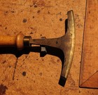 Brass Bookbinder Tool Pallet Leather Finishing Gilding Stamp Embossing Line  